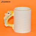 Caneca da sublimação do punho animal vazio da fonte de Sunmeta